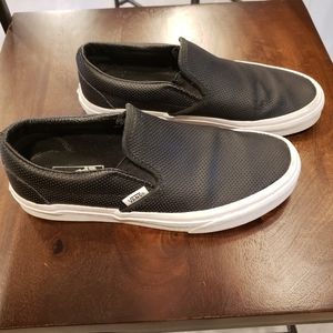Vans Black Slip-ons size 7.5